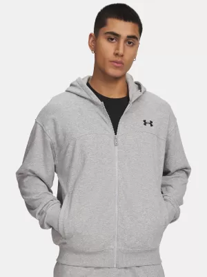 Férfi pulóver UNDER ARMOUR RIVAL LW FZ 6009346-011 SZÜRKE