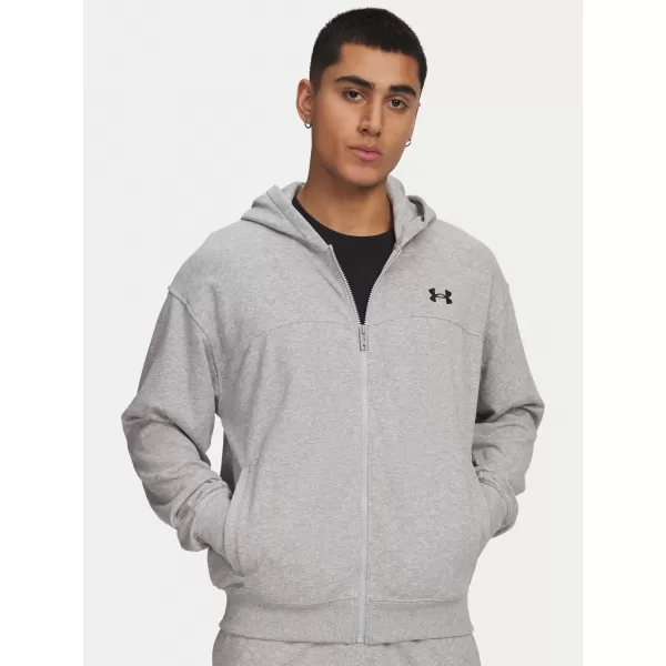  Férfi pulóver UNDER ARMOUR RIVAL LW FZ 6009346-011 SZÜRKE 
