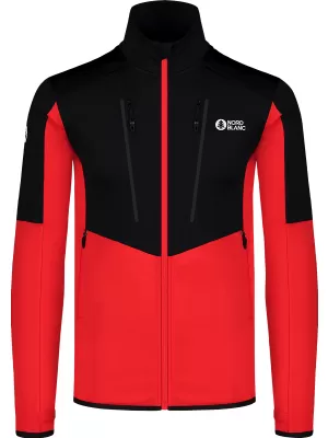 Férfi powerfleece pulóver NORDBLANC GROAN NBWFM8282 PIROS