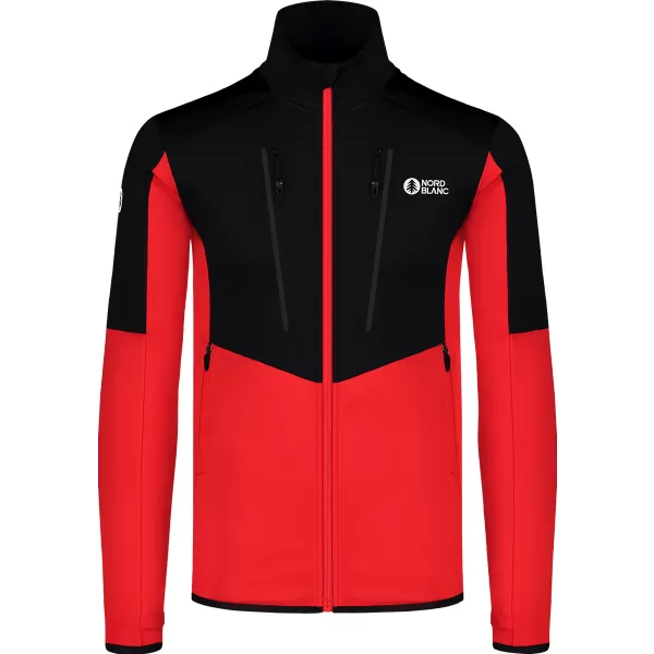  Férfi powerfleece pulóver NORDBLANC GROAN NBWFM8282 PIROS 