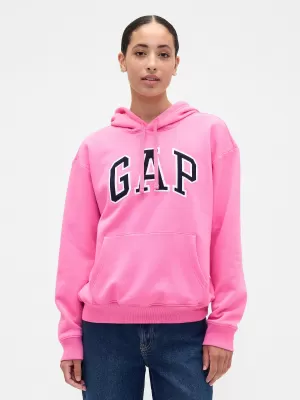 Női pulóver GAP LOGO HOODIE PULLOVER 463506-98 SZERELMESLEVÉL