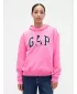Női pulóver GAP LOGO HOODIE PULLOVER 463506-98 SZERELMESLEVÉL
