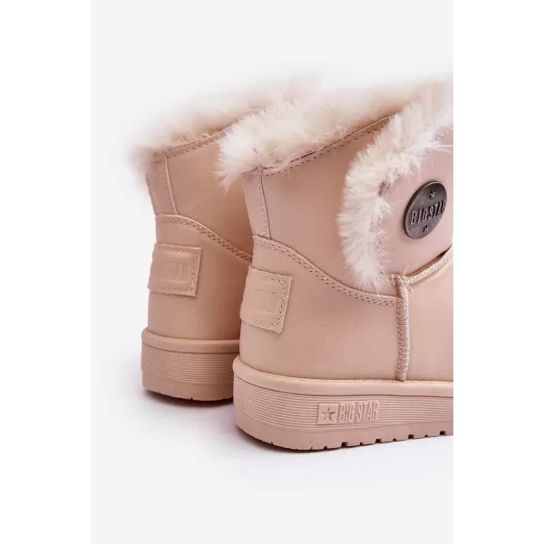  Gyermek téli cipő BIG STAR MM374084 BÉZS Big Star Shoes 