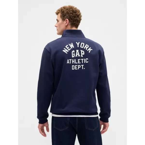  Férfi pulóver GAP MOCK NECK HALF ZIP 846976-02 GOBELIN HADITENGERÉSZET 