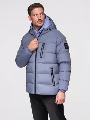 Férfi dzseki OMBRE OM-JAHP-0302 KIALUDT LILA