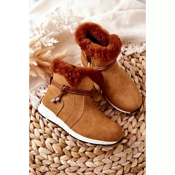  Gyermek hócsizma BIG STAR BB374058BS CAMEL Big Star Shoes 