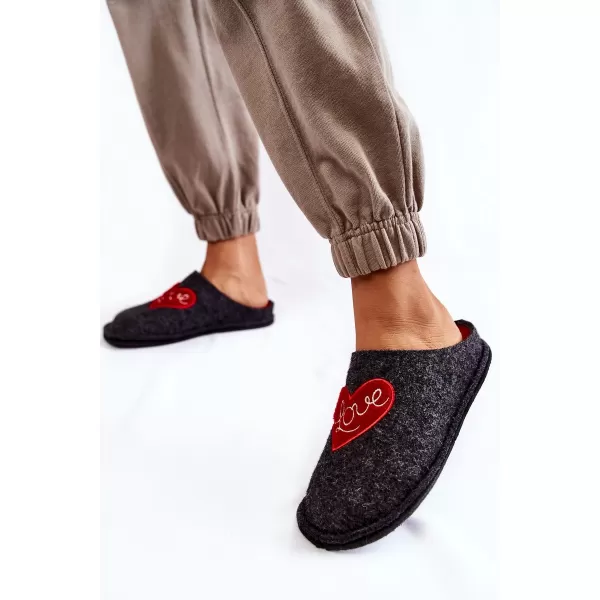  Női papucs BIG STAR KK276019 BLACK/RED Big Star cipő 