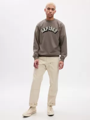 Férfi pulóver GAP LOGO CREWNECK SWEATSHIRT 829103-02 ÚJ KASMÍR