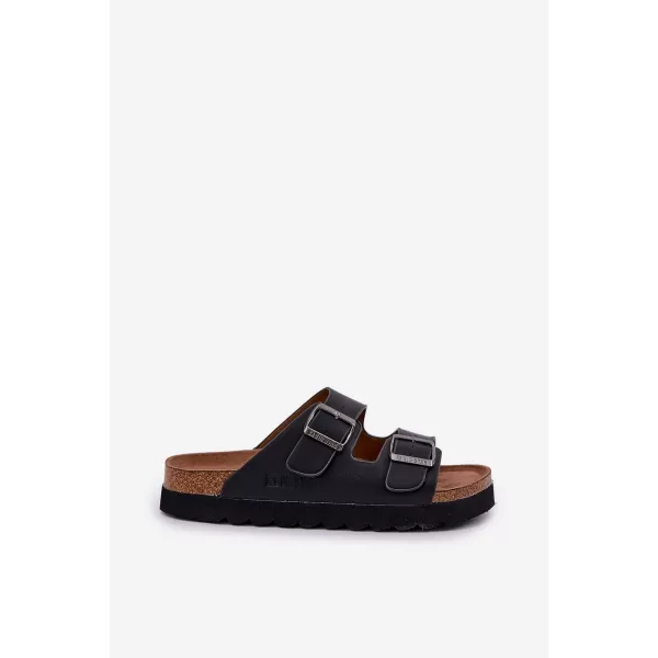  Férfi papucs BIG STAR NN174531 BLACK Big Star Shoes 