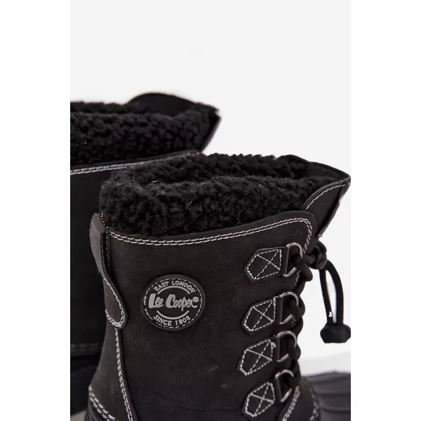  Gyermek téli cipő LEE COOPER LCJ-25-44-3943K FEKETE 