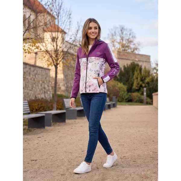  Női prémium softshell kabát ALTISPORT VOJ/ALW008JACK01 BURGUNDIA 