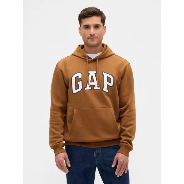  Férfi pulóver GAP LOGO HOODIE PULLOVER 674148-27 GAZDAG GYÖMBÉR 