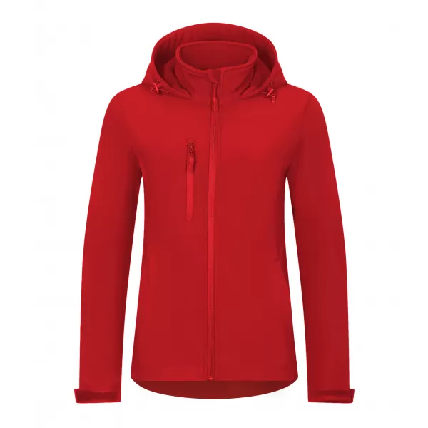  Női softshell kabát ALTISPORT NoPrint NP/ALW945 PIROS 