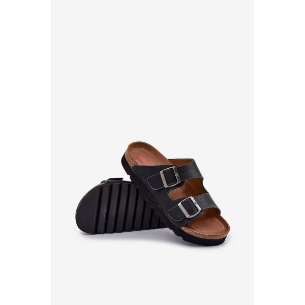  Férfi papucs BIG STAR NN174531 BLACK Big Star Shoes 