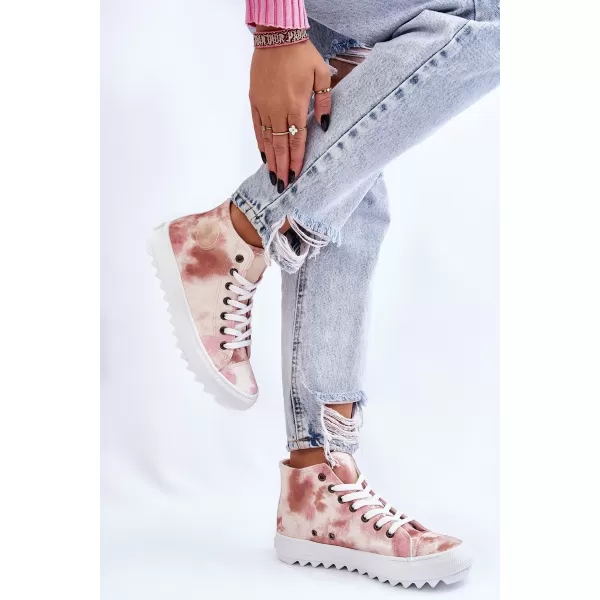  Női tornacipő BIG STAR LL274048 BEIGE/NUDE Big Star Shoes 