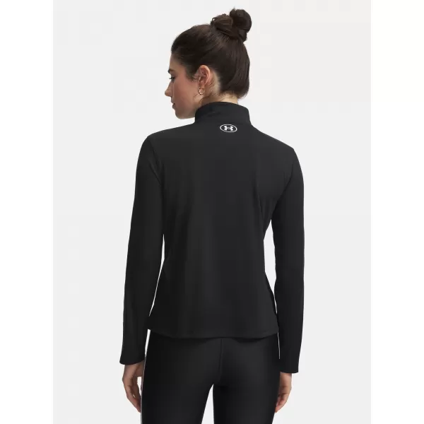  Női pulóver UNDER ARMOUR UA TECH WM TAPE HALF ZIP 6005100-004 FEKETE 