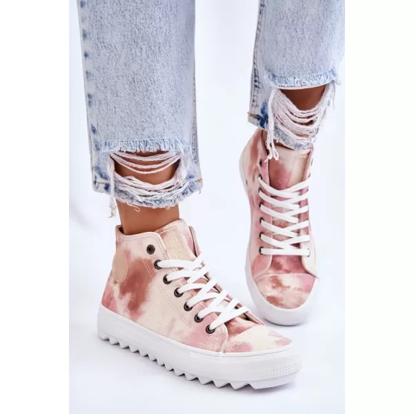  Női tornacipő BIG STAR LL274048 BEIGE/NUDE Big Star Shoes 