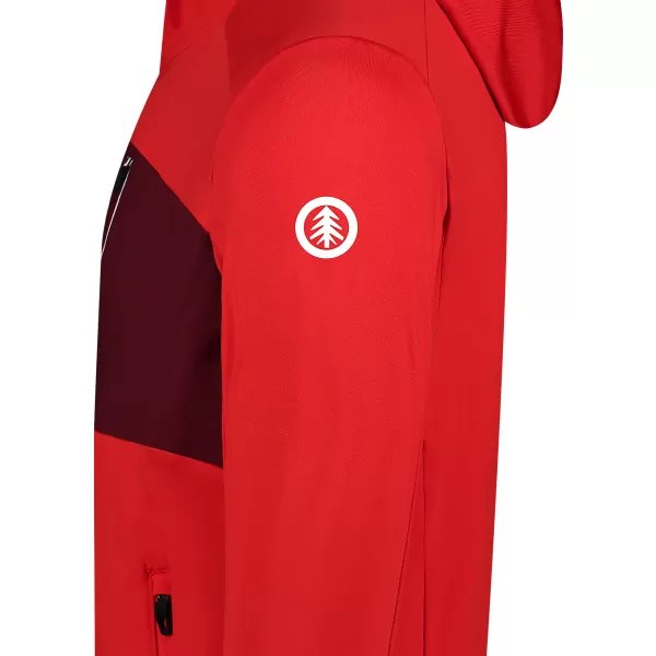  Férfi powerfleece pulóver NORDBLANC BRACKEN NBWFM8286 PIROS 