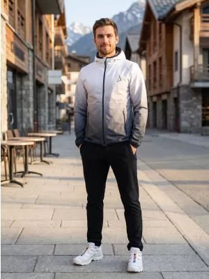 Férfi prémium softshell kabát ALTISPORT VOJ/ALM126JACK01 FEKETE-FEHÉR