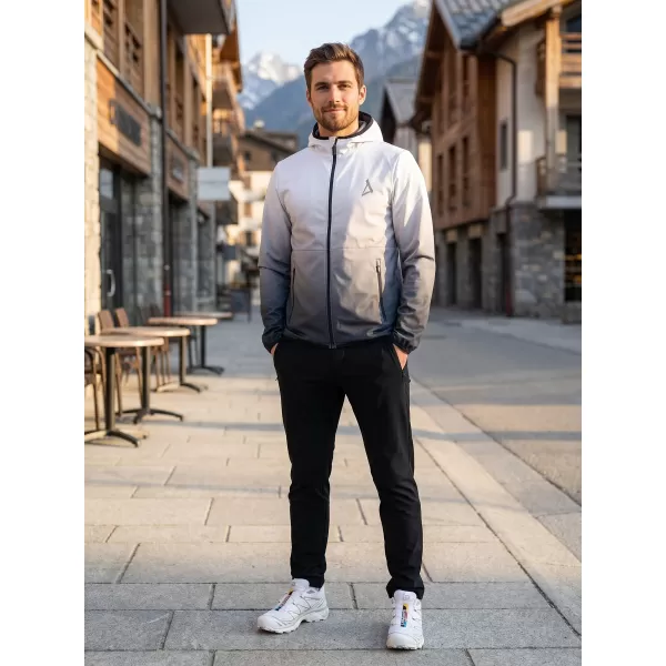  Férfi prémium softshell kabát ALTISPORT VOJ/ALM126JACK01 FEKETE-FEHÉR 