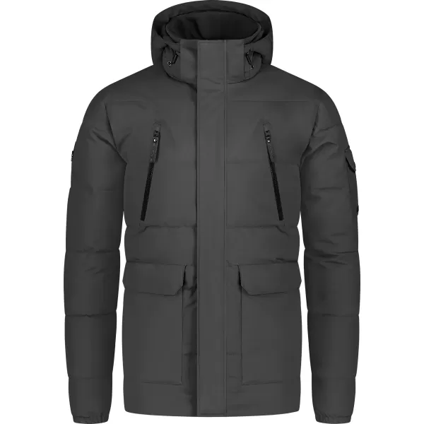  Férfi téli kabát NORDBLANC FYRN NBWJM8257 SZÜRKE 