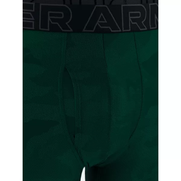  Férfi boxerek UNDER ARMOUR UA PERFORMANCE TECH - PRINT 6IN - 1PK 1383875-338 ZÖLD 