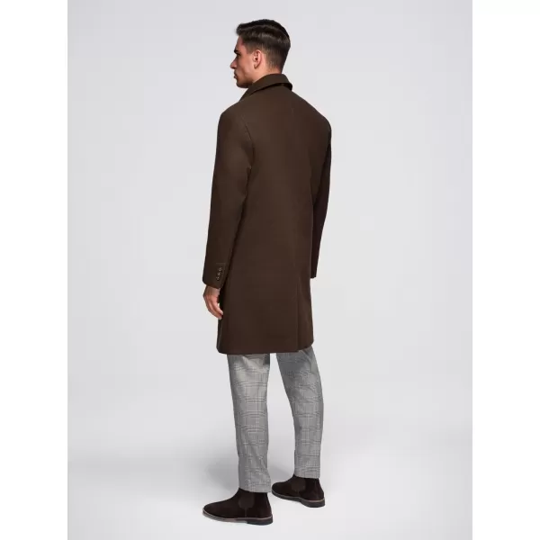  Férfi kabát OMBRE OM-COWC-0135 BARNA 