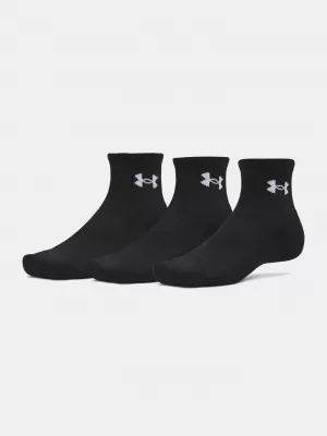 Zokni UNDER ARMOUR PERFORMANCE COTTON 3P QTR 6009686-008 FEKETE