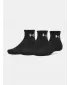 Zokni UNDER ARMOUR PERFORMANCE COTTON 3P QTR 6009686-008 FEKETE