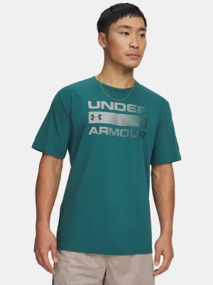 Férfi póló UNDER ARMOUR TEAM ISSUE WORDMARK SS 1329582-338 ZÖLD