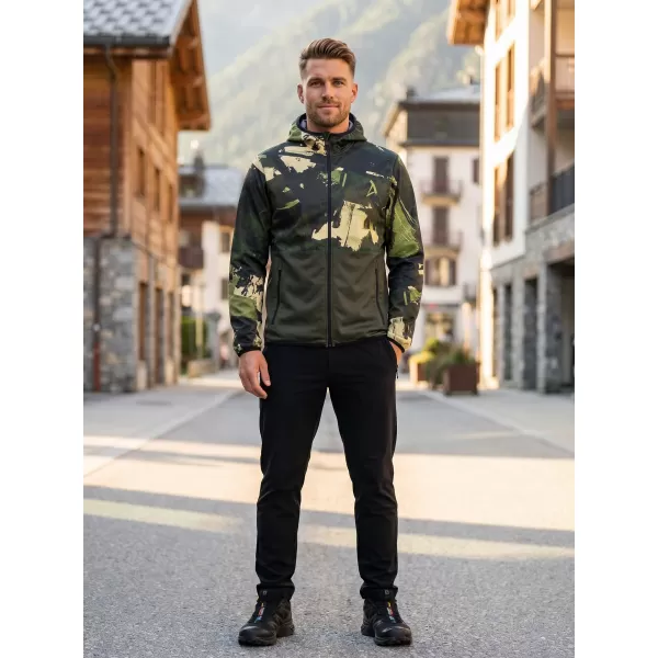  Férfi prémium softshell kabát ALTISPORT VOJ/ALM125JACK01 MASZK/GRN 