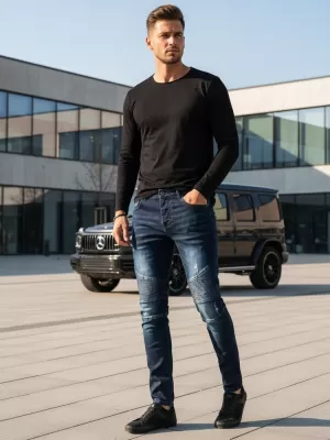 Férfi nadrág DSTREET UX3804 KÉK