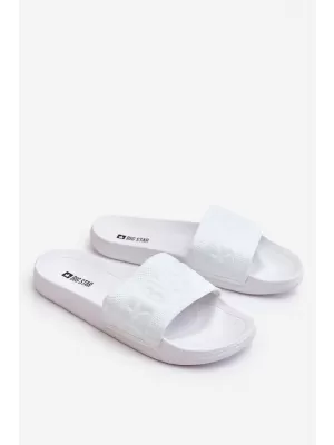 Női papucsok BIG STAR LL274A159 WHITE Big Star cipők