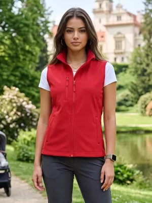 Női softshell mellény ALTISPORT NoPrint NP/ALW965 PIROS