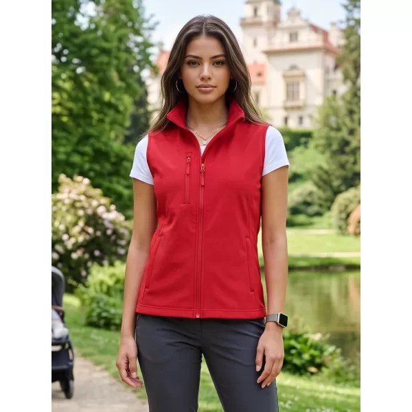  Női softshell mellény ALTISPORT NoPrint NP/ALW965 PIROS 