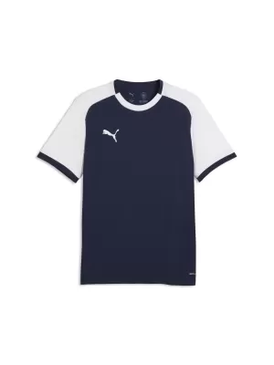 Férfi funkcionális póló PUMA TEAMLIGA26 MATCHDAY JERSEY 706544_06 PUMA NAVY/PUMA WHITE