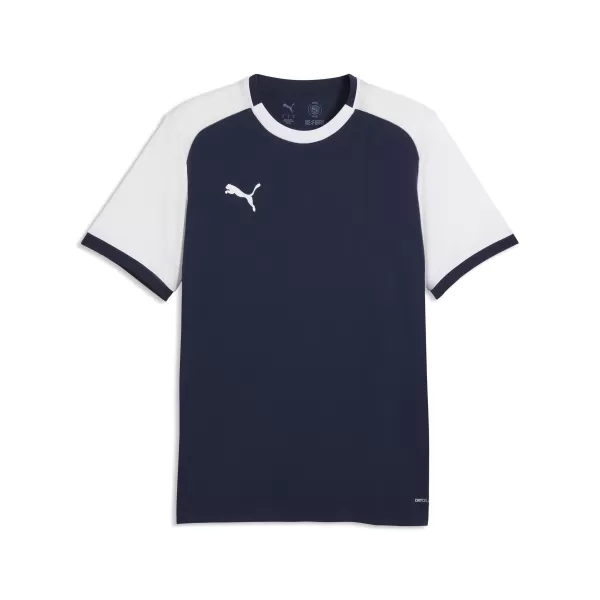  Férfi funkcionális póló PUMA TEAMLIGA26 MATCHDAY JERSEY 706544_06 PUMA NAVY/PUMA WHITE 