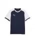 Férfi funkcionális póló PUMA TEAMLIGA26 MATCHDAY JERSEY 706544_06 PUMA NAVY/PUMA WHITE