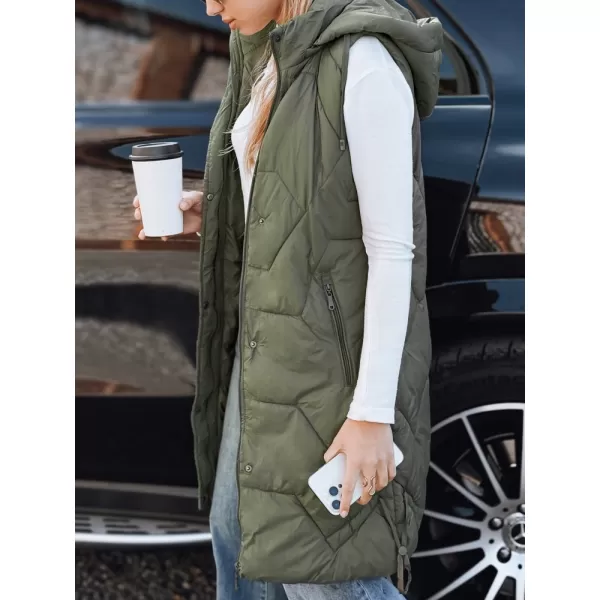  Női mellény DSTREET TY5264 ZÖLD 