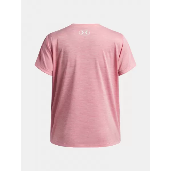  Lányos póló UNDER ARMOUR TECH TWIST WDMK LOGO SS 6007134-600 RÓZSASZÍN 