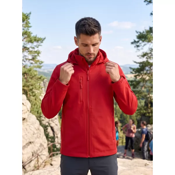  Férfi softshell kabát ALTISPORT NoPrint NP/ALM845 PIROS 