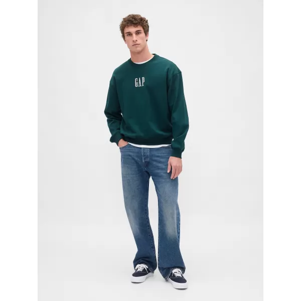  Férfi pulóver GAP LOGO SWEATSHIRT 821273-05 TRÓPUSI ZÖLD 