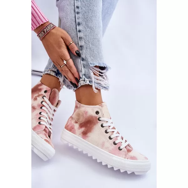  Női tornacipő BIG STAR LL274048 BEIGE/NUDE Big Star Shoes 