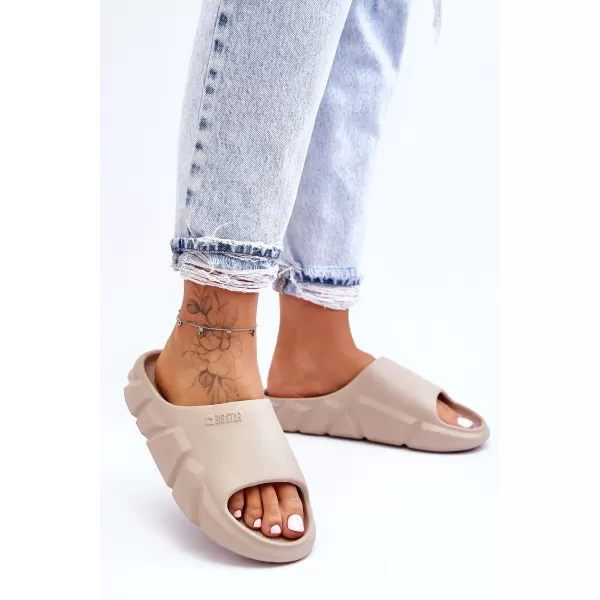  Női papucs BIG STAR LL274593 BÉZS Big Star Shoes 