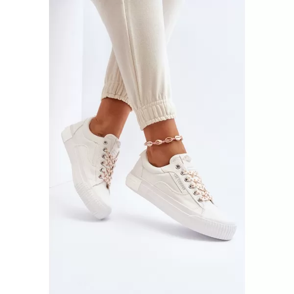  Női tornacipő LEE COOPER LCW-24-31-2170 FEHÉR 