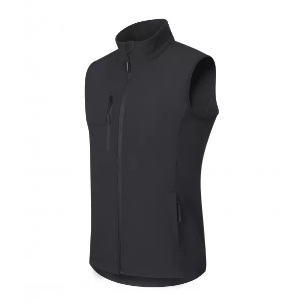 Férfi softshell mellény ALTISPORT NoPrint NP/ALM865 ÉBENFA SZÜRKE 