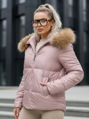 Női kabát DSTREET TY5526 RÓZSASZÍN