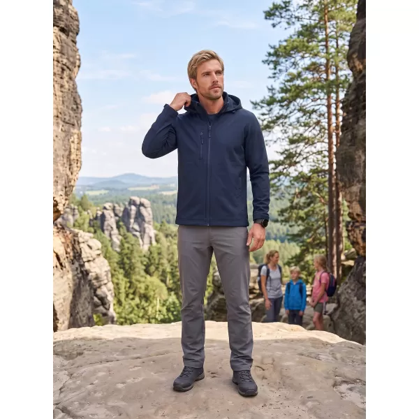  Férfi softshell kabát ALTISPORT NoPrint NP/ALM845 SÖTÉTKÉK 