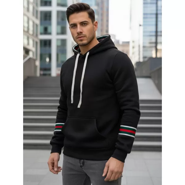  Férfi pulóver DSTREET BX5940 FEKETE 