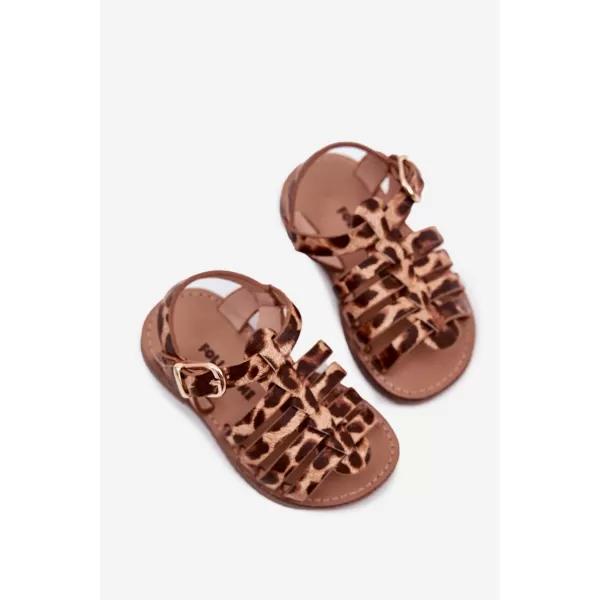  Gyermek szandál BOTO MARIANA 38044 LEOPÁRD 